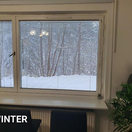 Close To The Metro And The Beach!!! With A View Of The Scandinavian Forest Stockholm Exterior photo